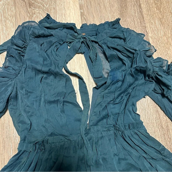FREE PEOPLE Mini Ruffle Dress - Picture 3 of 9